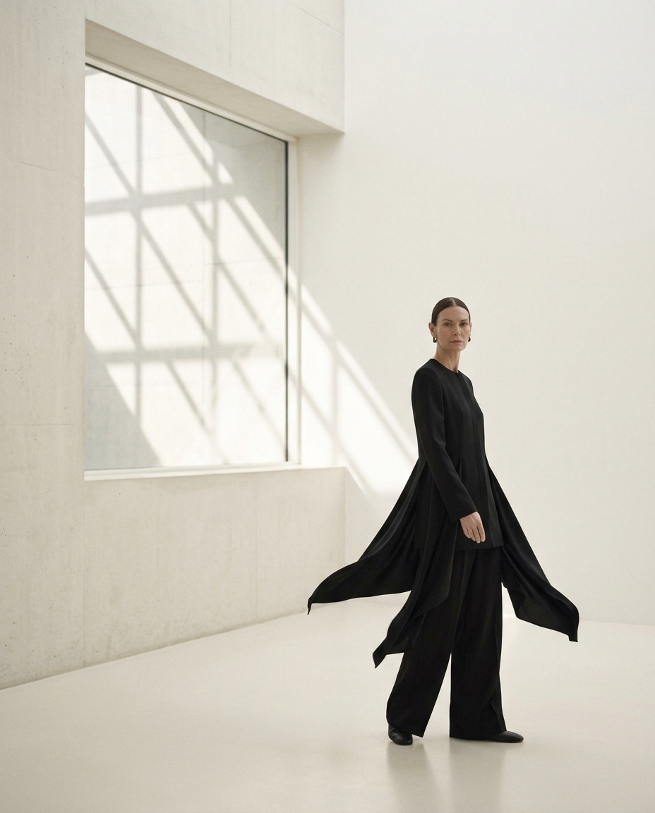 Editorial de moda contemporânea