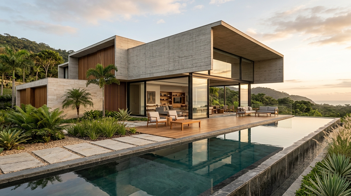 Projeto residencial contemporâneo